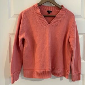 Talbots V Neck Sweater Pink Size MP Petite